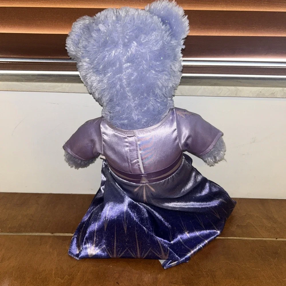 Build A Bear Disney‎ Frozen II Anna Plush Purple Sparkle Bear And Dress #027929